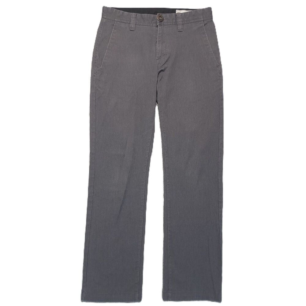 Volcom True To This Men's 28 (Fits 29x29) Pants Chino Gray Y2K Skater Surfer